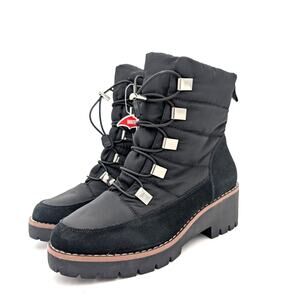 Blondo Daylor Waterproof Ankle Boots Round Toe Women's Black Size US7.5M EU38